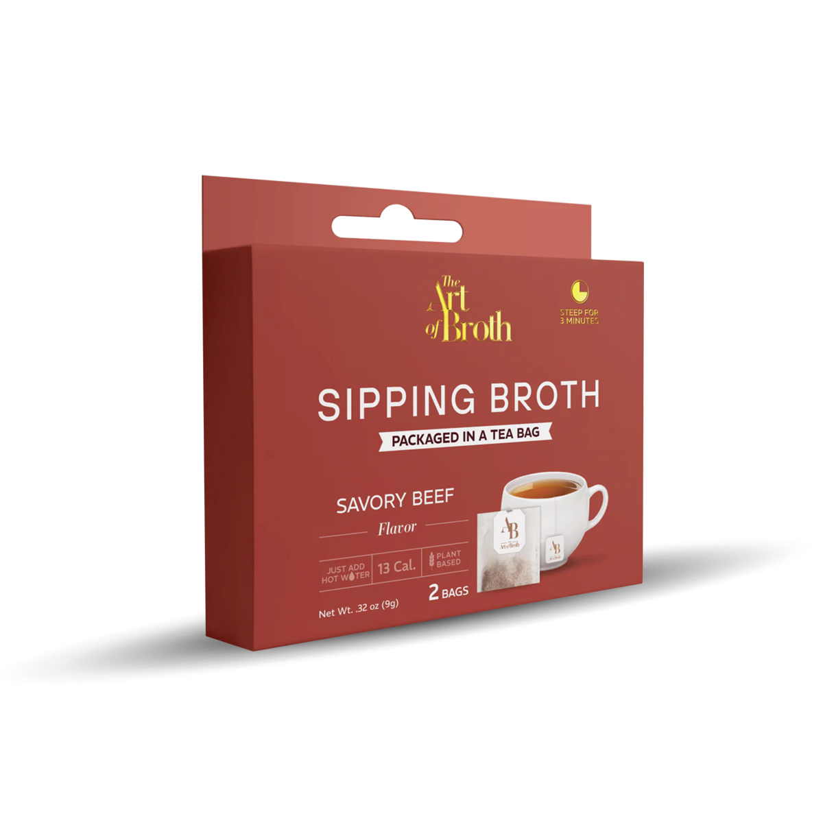 The Art of Broth: Classic Beef Sipping Broth, 2 Packets