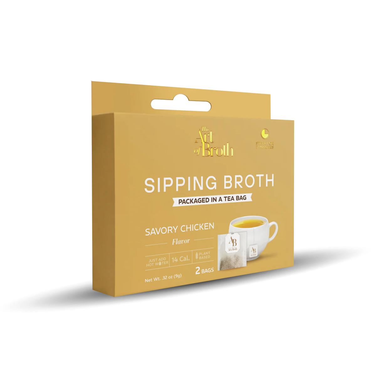 The Art of Broth: Savory Chicken Sipping Broth, 2 Packets