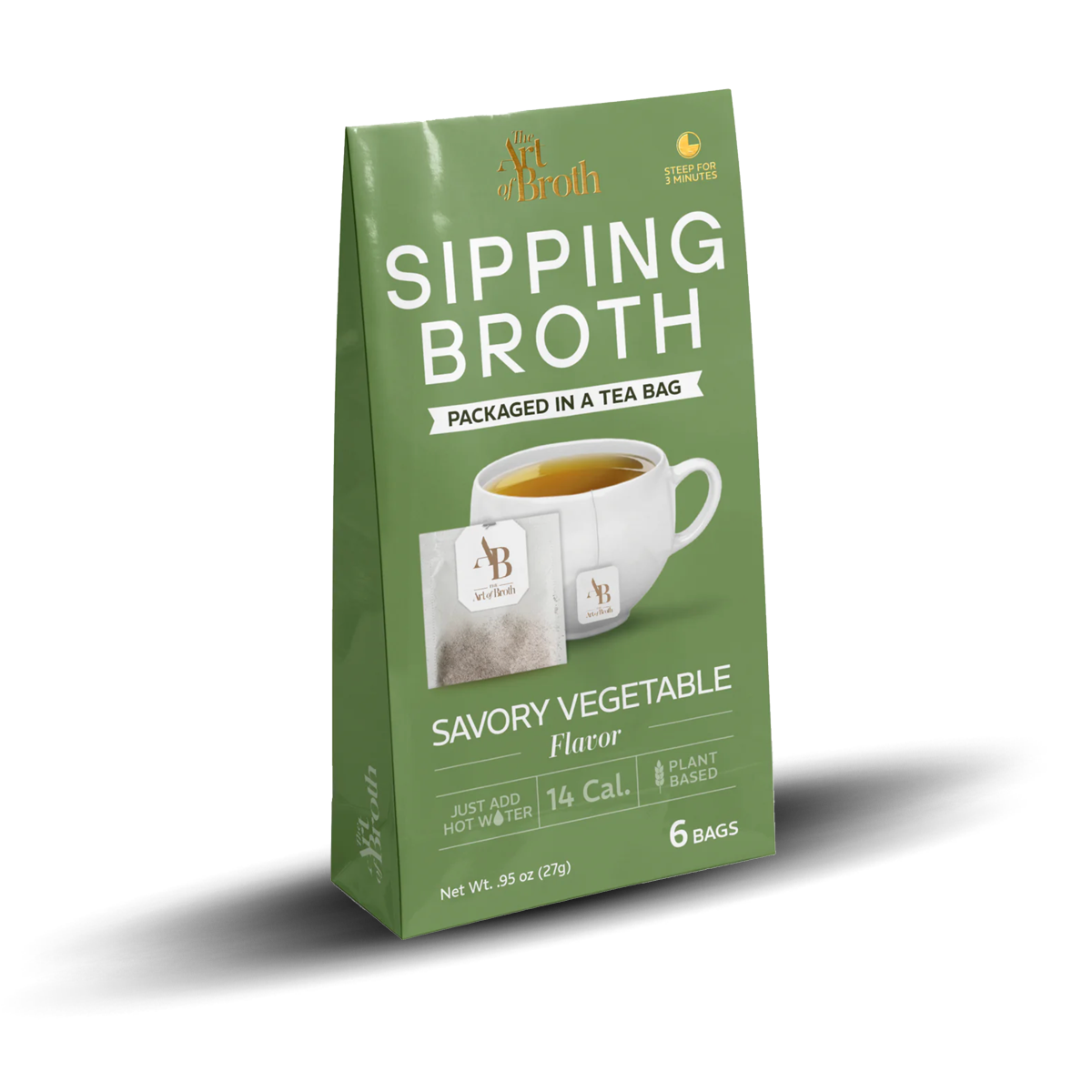 The Art of Broth: Garden of Veggie Sipping Broth, 6 Packets